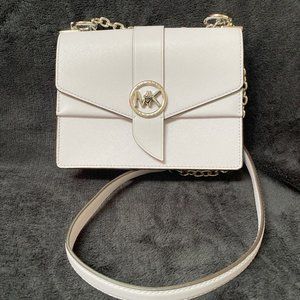 MK (Michael Kors) Lavendar Mist, Greenwich Small Saffiano Leather Crossbody bag